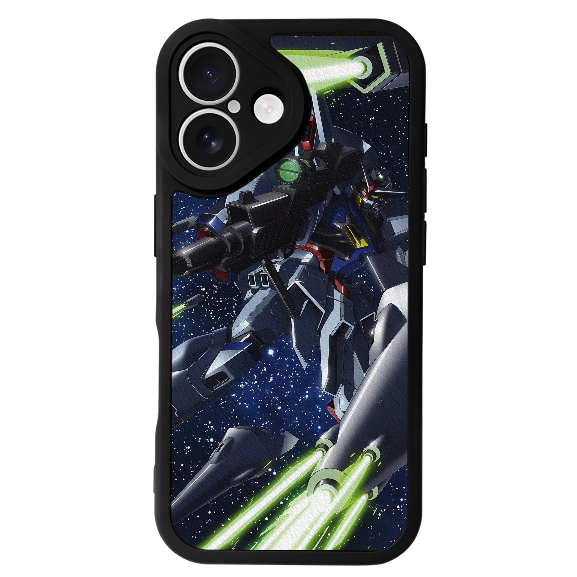 （画像用） 機動戦士ガンダム Mobile Suit Gundam 【iPhone 16シリーズ対応】シリコンスマホケース（レザー調） 材質：シリコン